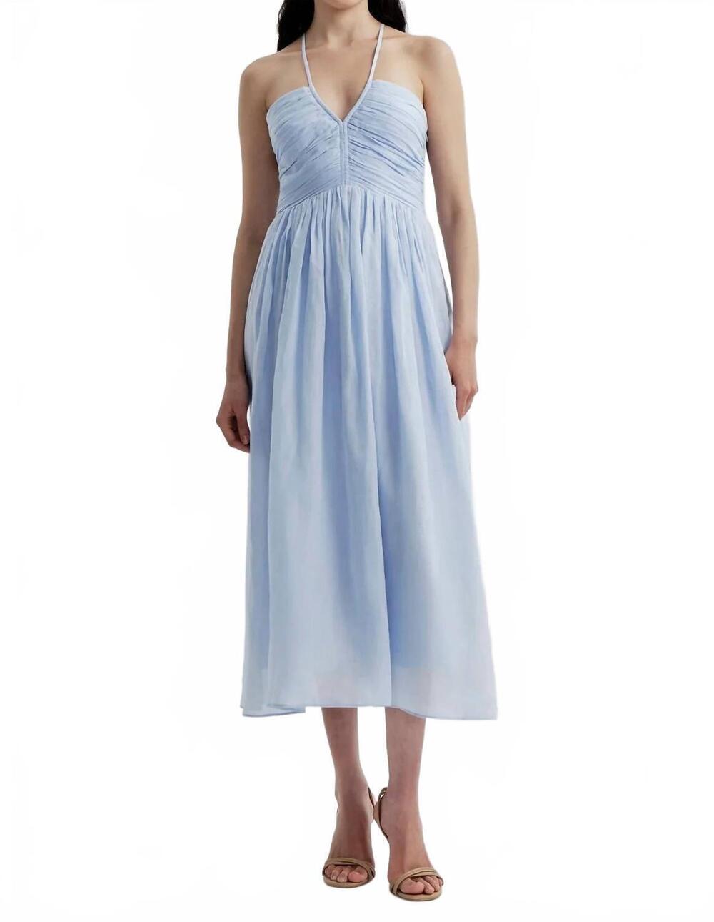 NEW A.L.C. rumi midi dress in sky blue